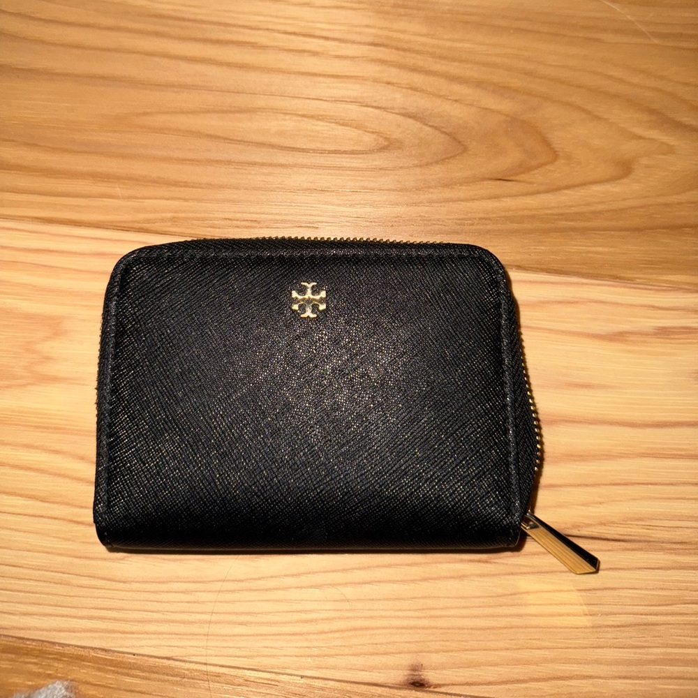 Black Tory Birch Leather Wallet